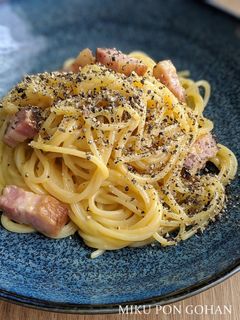 生クリームなしで濃厚♡簡単カルボナーラ-レシピのメイン写真