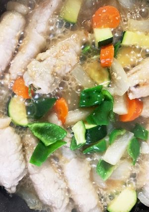 大葉となすの肉巻きと野菜たっぷり甘味噌煮-レシピのメイン写真