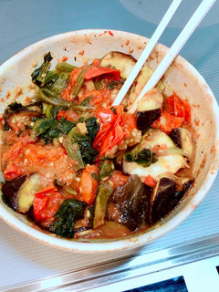 レンジで簡単!夏野菜のカレー炒め!-レシピのメイン写真