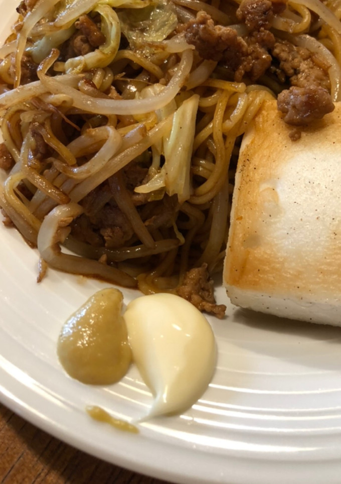 焼きそばにはからしマヨ-レシピのメイン写真