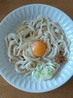 簡単!混ぜるだけ!冷やし釜玉うどん♪-レシピのメイン写真