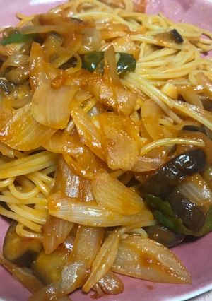 野菜たっぷりナポリタン-レシピのメイン写真