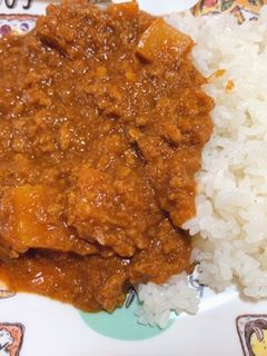 トマトジュースで時短キーマカレー-レシピのメイン写真