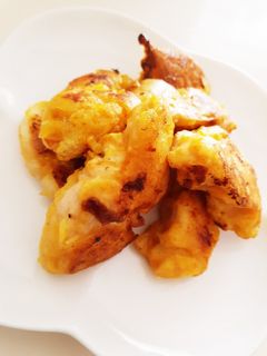ふっくらやわらか♪カレー味のささみ天ぷら-レシピのメイン写真