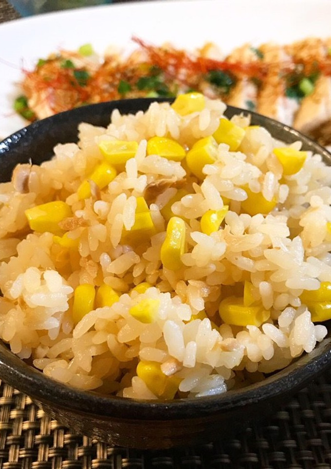 とうもろこしとツナの炊き込みご飯♡-レシピのメイン写真