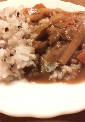 食物繊維たっぷりごぼうカレー-レシピのメイン写真