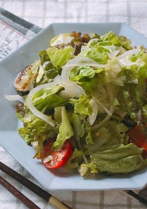はまります♡焼肉屋さんのレタスサラダ-レシピのメイン写真