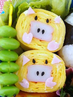 ✤お弁当に♪こブタちゃん^⋐・・⋑^✤-レシピのメイン写真