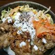 市販のナムルでビビンバ丼