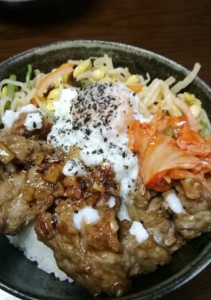 市販のナムルでビビンバ丼-レシピのメイン写真