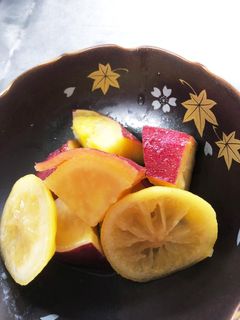さつまいもの 蜂蜜レモン煮-レシピのメイン写真