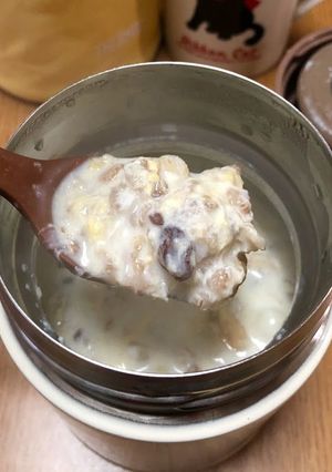 なんちゃってホットプリン味オートミール-レシピのメイン写真