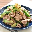 キュウリと豚肉のザーサイ炒め