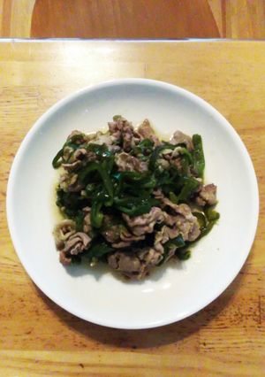 むっちゃウマイ!超簡単肉ピーマン✌-レシピのメイン写真