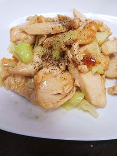 鶏肉のネギ塩炒め(^^)-レシピのメイン写真