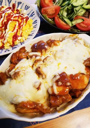 ご飯がススム！チキンチーズダッカルビ☆-レシピのメイン写真