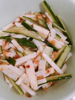 胡瓜と長芋のおかか和え-レシピのメイン写真