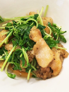鶏皮と豆苗ポン酢-レシピのメイン写真
