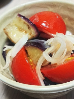 トマトとナスのマリネ-レシピのメイン写真