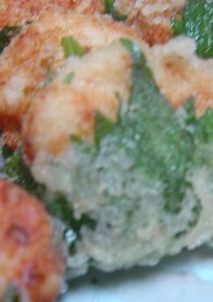 しっとり！胸肉のつくね青じそ巻き揚げ-レシピのメイン写真