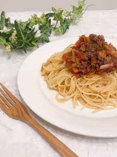 俺のミートパスタ-レシピのメイン写真