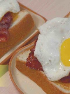 ベーコンエッグトースト★okane☆-レシピのメイン写真