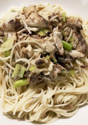 簡単♫鯖缶de素麺チャンプルー-レシピのメイン写真