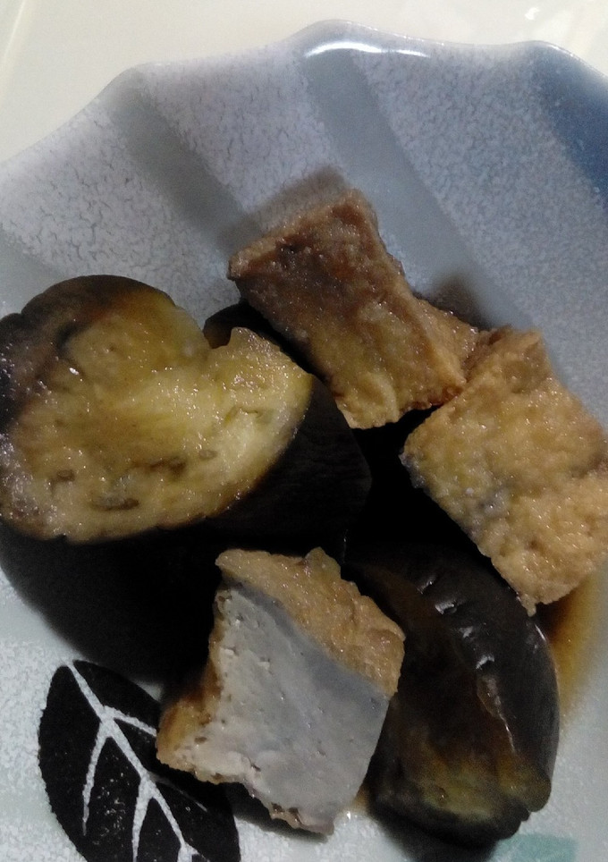 ナスと厚揚げのざっと煮-レシピのメイン写真
