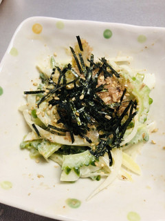 手間いらず!ゴーヤと玉ねぎの胡麻サラダ-レシピのメイン写真