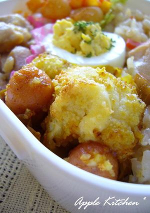 お弁当レシピ☆カレー風味のカリフラワー-レシピのメイン写真