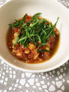 【常備菜】トマトの麺つゆ漬け-レシピのメイン写真
