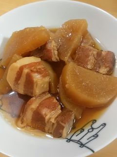 大根が甘くなる豚ばら肉の角煮風-レシピのメイン写真