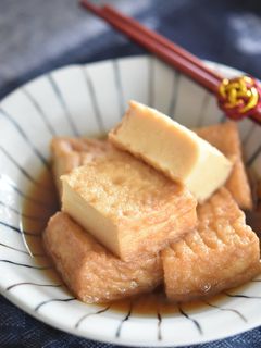 レンジで簡単♪厚揚げ豆腐のうま煮-レシピのメイン写真
