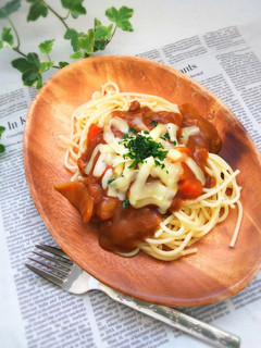 カレーリメイク✳チーズカレーパスタ☆.。-レシピのメイン写真