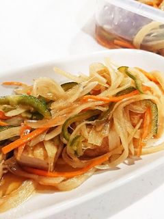 味ぽんと砂糖のみの厚揚げの南蛮漬け!-レシピのメイン写真