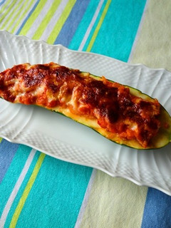 チーズとろける♪ミートソースズッキーニ-レシピのメイン写真