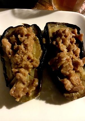 米なすの肉味噌のせ-レシピのメイン写真