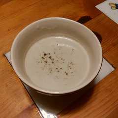รูปของ ナスのポタージュ。