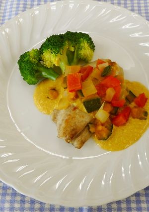 あじのソテー～ヨーグルトカレーソース～-レシピのメイン写真