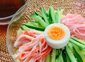 こんにゃく麺の冷やし中華★手作りたれ-レシピのメイン写真