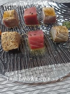 マグロの炙りカルパッチョ-レシピのメイン写真