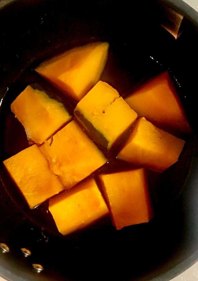 少量でかぼちゃの煮物-レシピのメイン写真