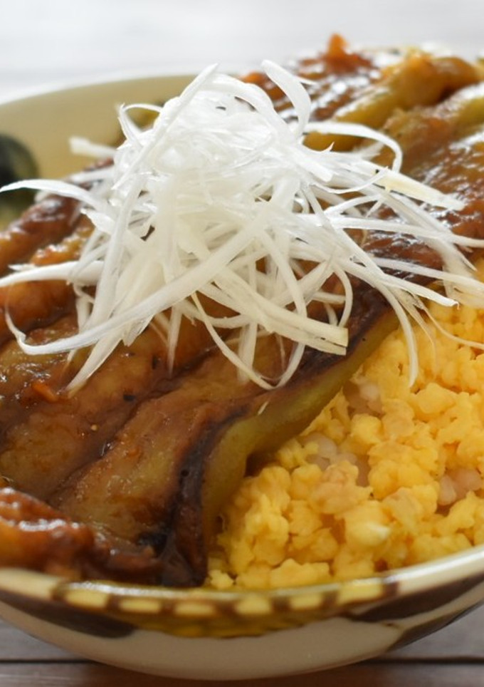 鰻みたいな　ふわとろ茄子の蒲焼き丼-レシピのメイン写真
