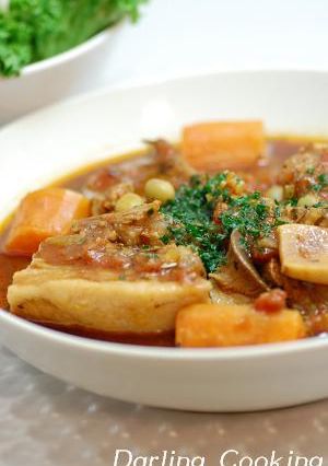 圧力鍋で簡単豚肉のトマト煮込み-レシピのメイン写真