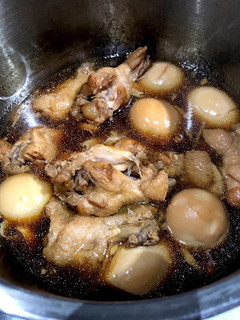 圧力鍋で簡単!酢醤油で鶏手羽元の柔らか煮-レシピのメイン写真