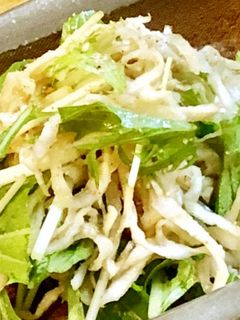 ベジ♪切干大根と水菜のナムル-レシピのメイン写真