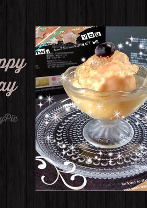 フレッシュ桃の…丸ごと桃ゼリーはいかが♪-レシピのメイン写真