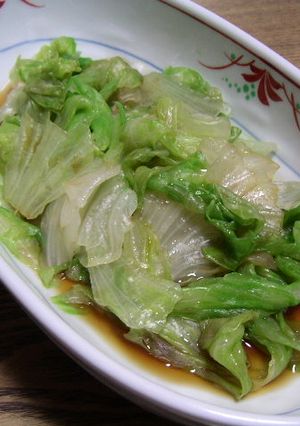 大量のレタスをぺろり!レタスの湯引き-レシピのメイン写真