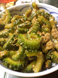 夏バテ解消!ゴーヤの味噌炒め-レシピのメイン写真