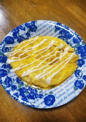 梨湖の簡単時短!チーズオムレツ-レシピのメイン写真
